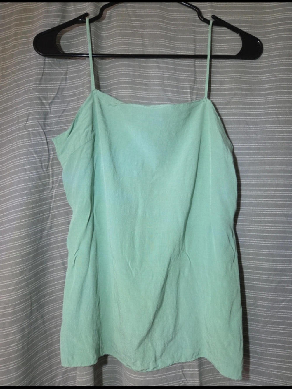 Slim Spaghetti-Strap Mint Green Camisole
